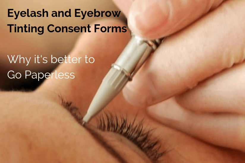 Eyelash and Eyebrow tinting content forms
