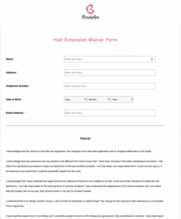 hair-extension-waiver-form-template-hair-extensions-waiver-form